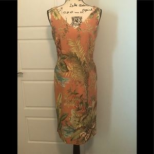 Talbots Fern print dress